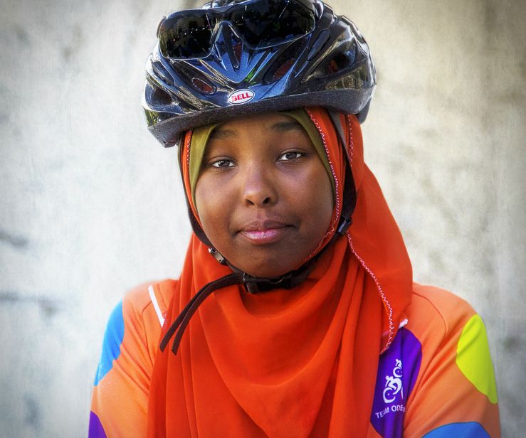 Somalisk cykelpige